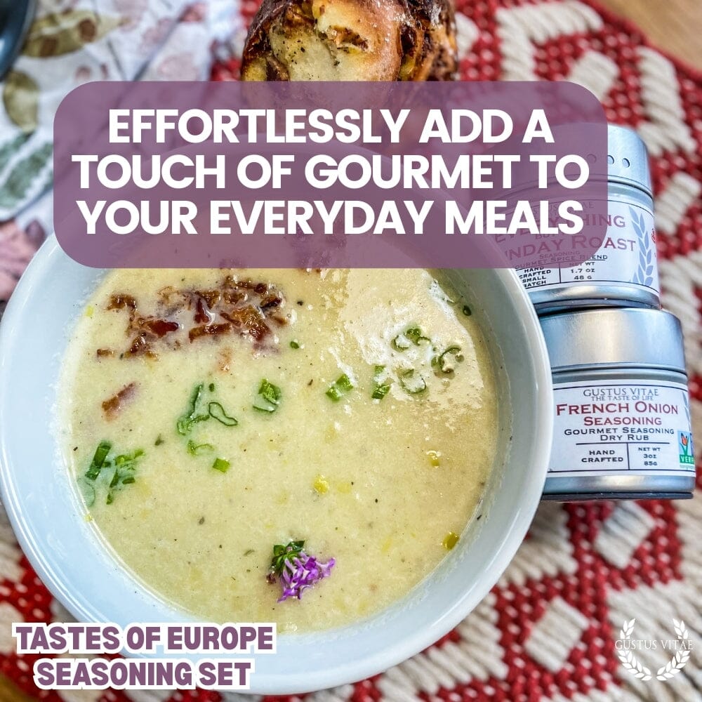 European Seasonings Gift Set - Tastes of Europe - Artisanal Spice Blends Six Pack - Image 2