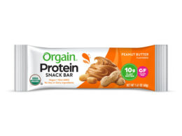 Orgain Organic Peanut Butter Protein Snack Bar (Pack of 12 Bars)