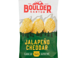 Boulder Canyon Jalapeno Cheddar Potato Chips Gluten Free (12x5 Oz)