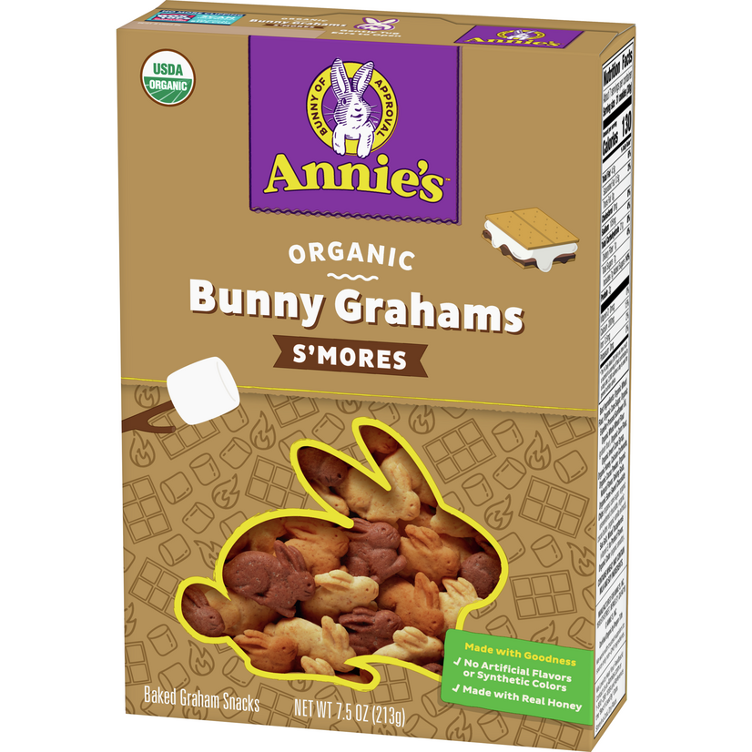 Annie's Homegrown Organic S'mores Bunny Grahams 7.5 oz (Pack of 12) - Image 3