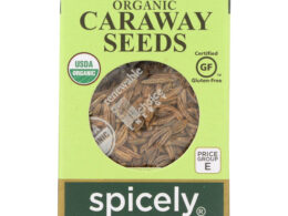 Spicely Organic Caraway Seeds 0.35 oz (Pack of 6)