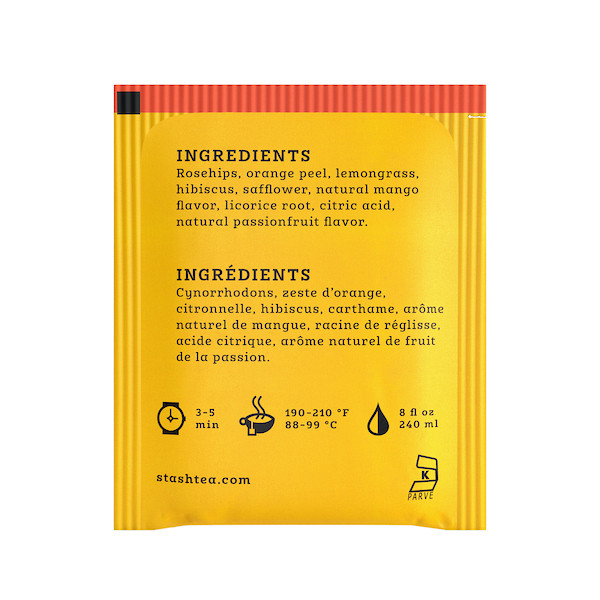 Stash Tea Mango Passionfruit Tea (6x20 CT) - Image 3
