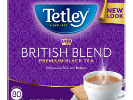Tetley British Blend Premium Black Tea 80 Tea Bags (Pack of 12 Boxes)
