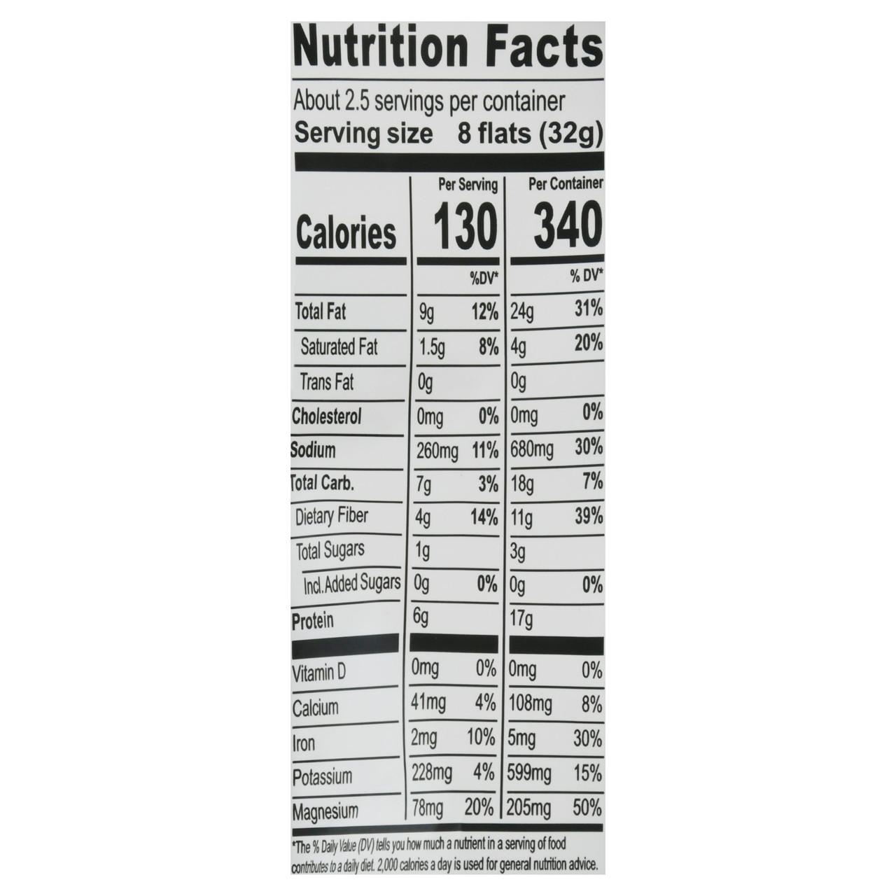 Brad's Organic Cauliflower Veggie FLats 3 oz (Pack of 12) - Image 4