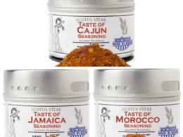 Fiery Flavors Gourmet Seasoning and Rub Collection - 3 Tins
