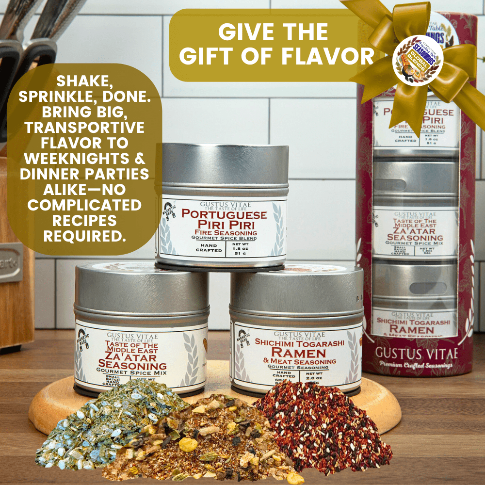 Global Blends: The Traveling Table Seasonings | Gift Pack Set of 3 - Image 3