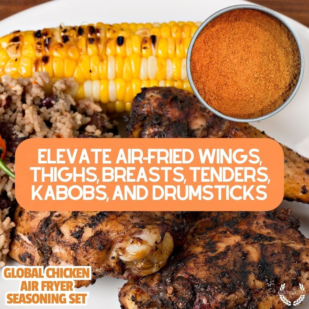 Global Chicken Air Fryer Seasoning Set - Artisanal Spice Blends Six Pack - Image 3