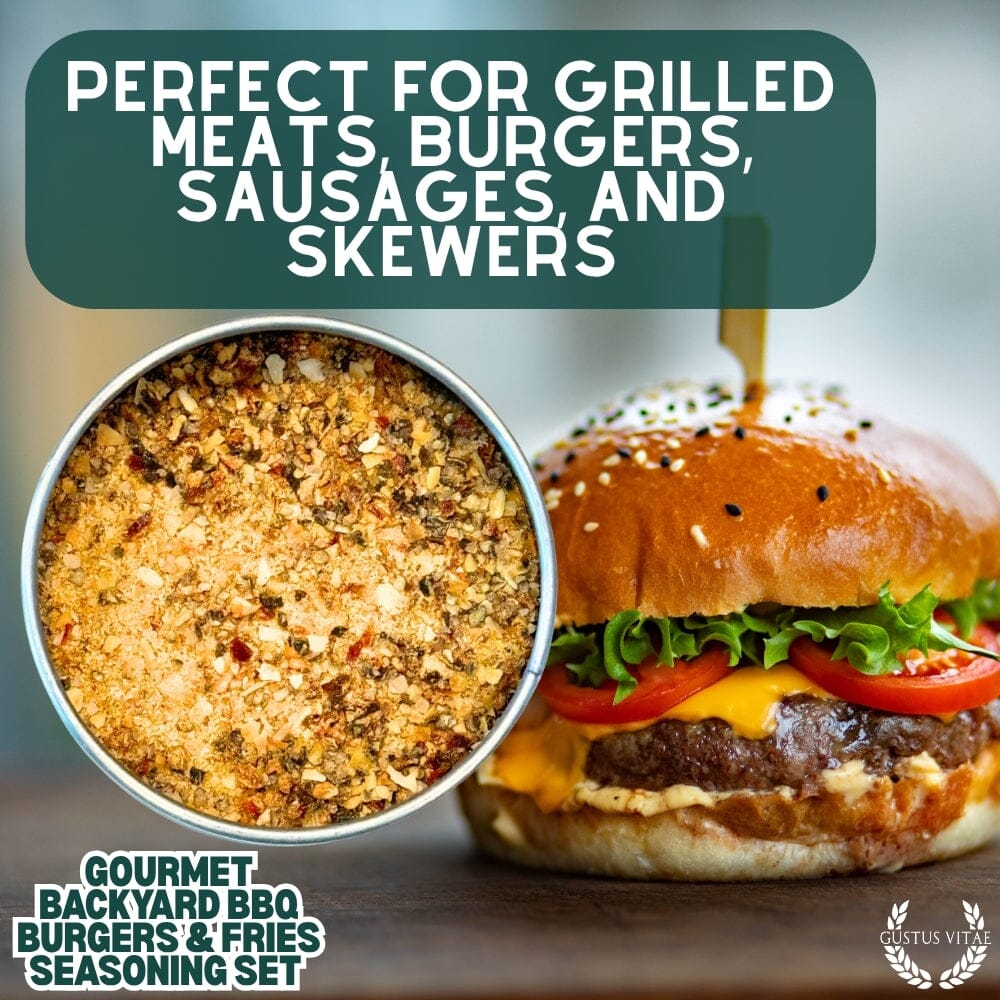 Gourmet Backyard BBQ Burgers & Fries Seasoning Set - Six Pack - Image 3