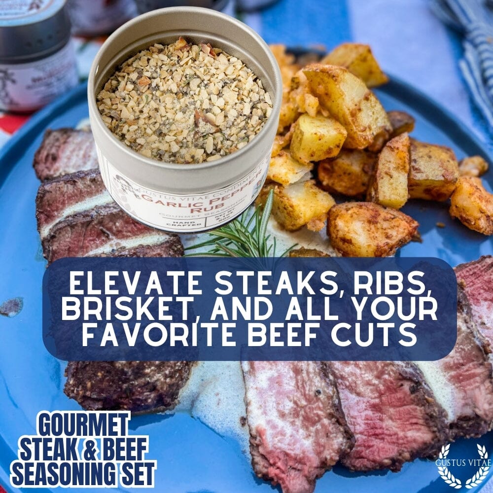 Gourmet BBQ Steak & Beef Seasoning Gift Set - Six Pack - Image 2