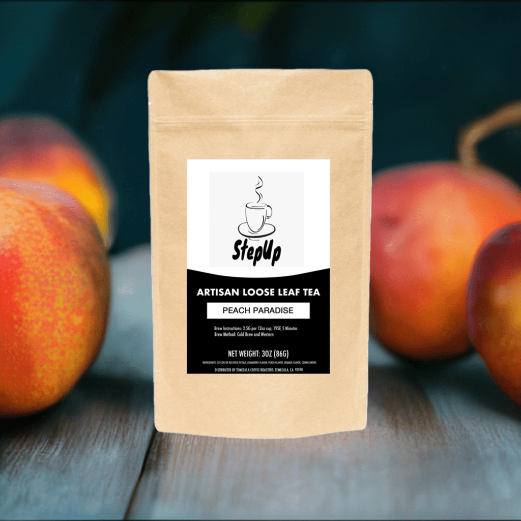 Peach Paradise Fruit Flavored Tea - Sweet and Refreshing | StepUp Coffee