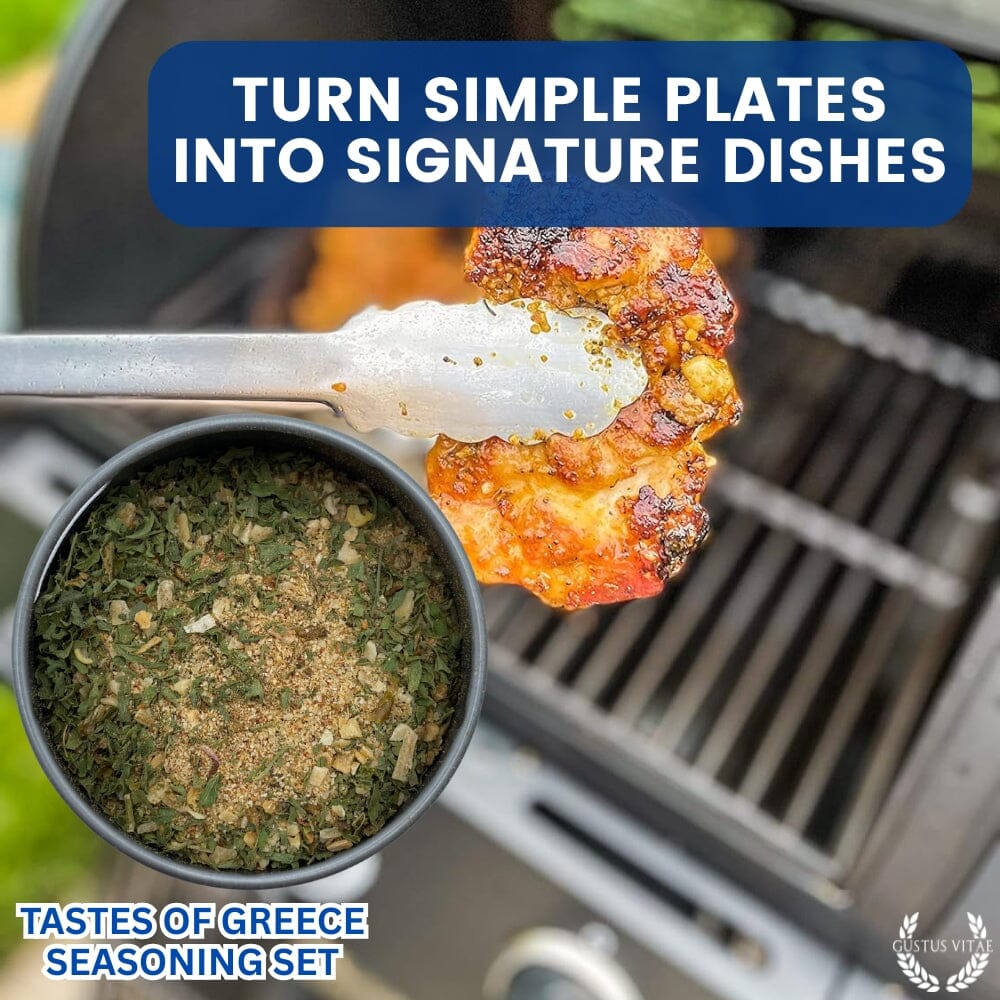 Greek Seasoning Gift Set - Tastes of Greece - Artisanal Spice Blends Six Pack - Image 3