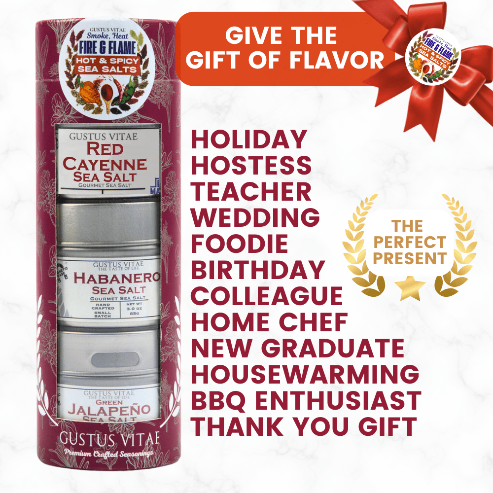 Hot & Spicy Sea Salts: Smoke, Heat, Fire & Flame | Gift Pack Set of 3 - Image 4