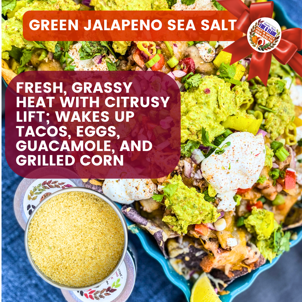 Hot & Spicy Sea Salts: Smoke, Heat, Fire & Flame | Gift Pack Set of 3 - Image 5