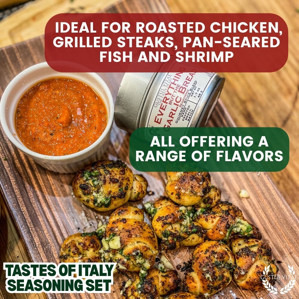 Italian Seasoning Gift Set - Tastes of Italy - Artisanal Spice Blends Six Pack - Image 4