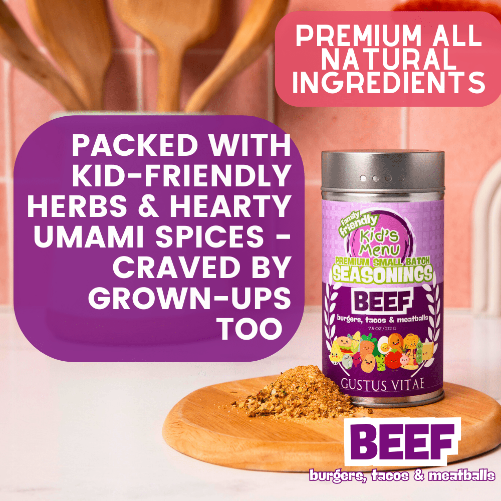 Kid’s Menu: Beef: Burgers, Tacos & Meatballs Seasoning - Image 2