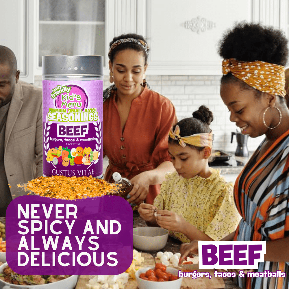 Kid’s Menu: Beef: Burgers, Tacos & Meatballs Seasoning - Image 4