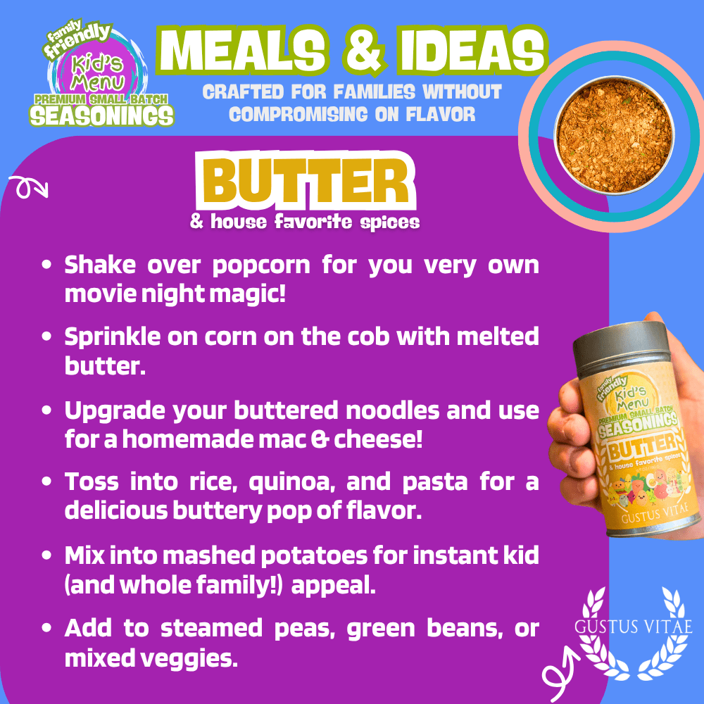 Kid’s Menu: Butter: And House Favorite Spices - Image 3
