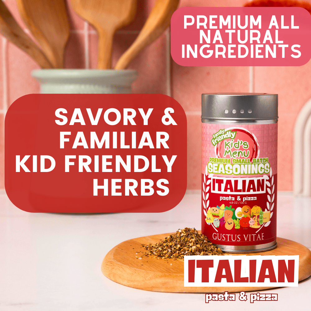 Kid’s Menu: Italian: Pasta & Pizza Seasoning - Image 2