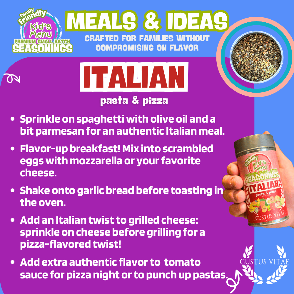 Kid’s Menu: Italian: Pasta & Pizza Seasoning - Image 4