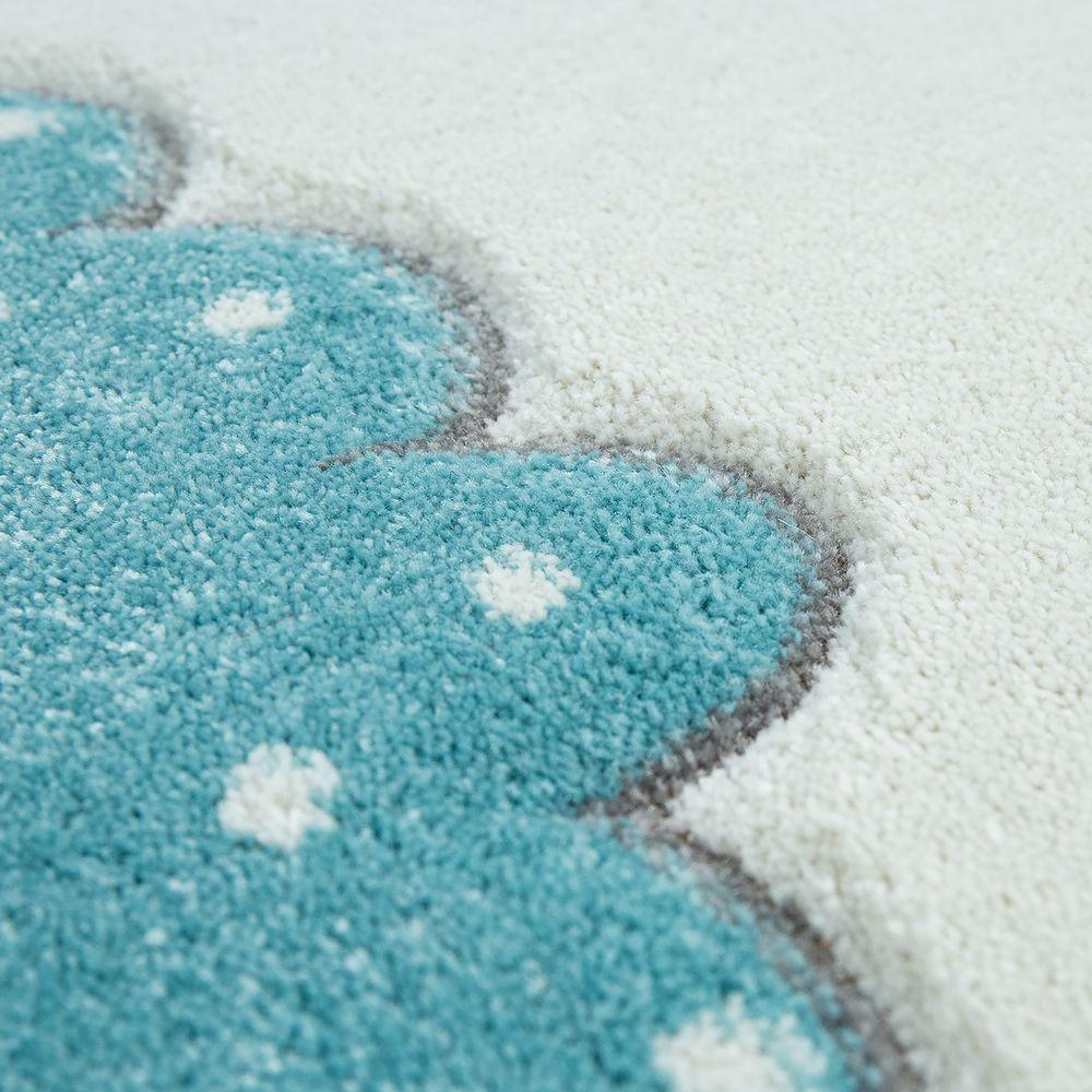 Kids Rug Modern Pastel Colors Teepee Tent in Desert 3D - Image 3