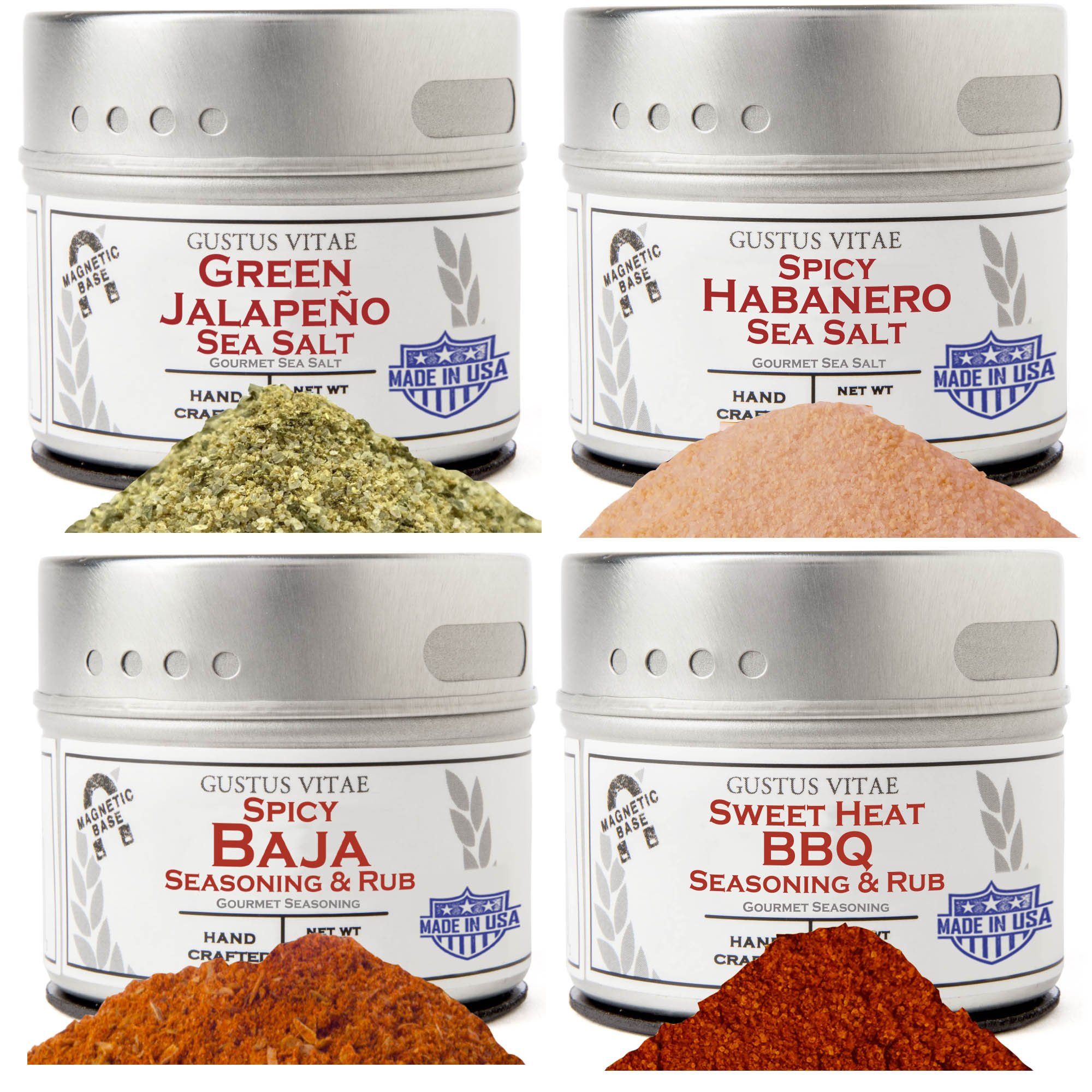 Kitchen, Cooking and Grilling Essentials – The Spicy Collection | Set of 4