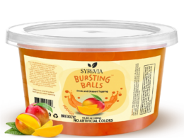 1 LB Mango Flavored Popping Boba