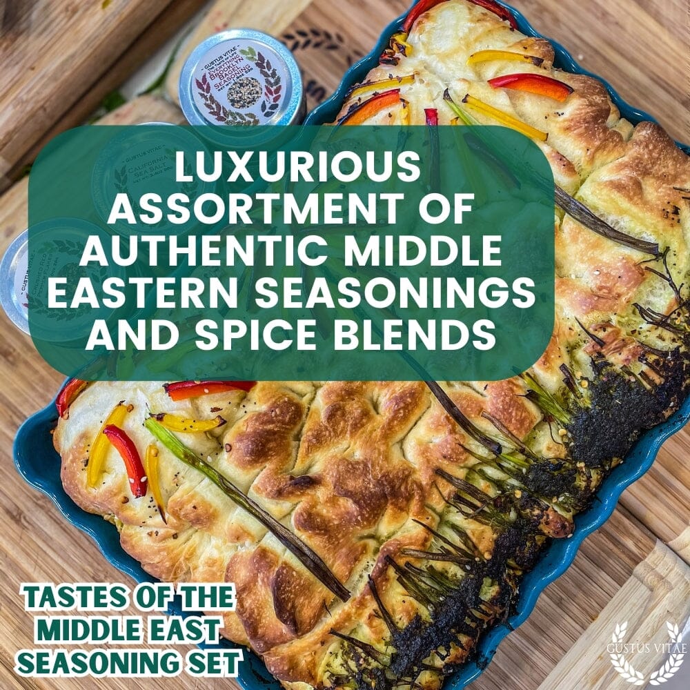 Middle Eastern Seasoning Gift Set - Tastes of The Middle East - Artisanal Spice Blends Six Pack - Image 2