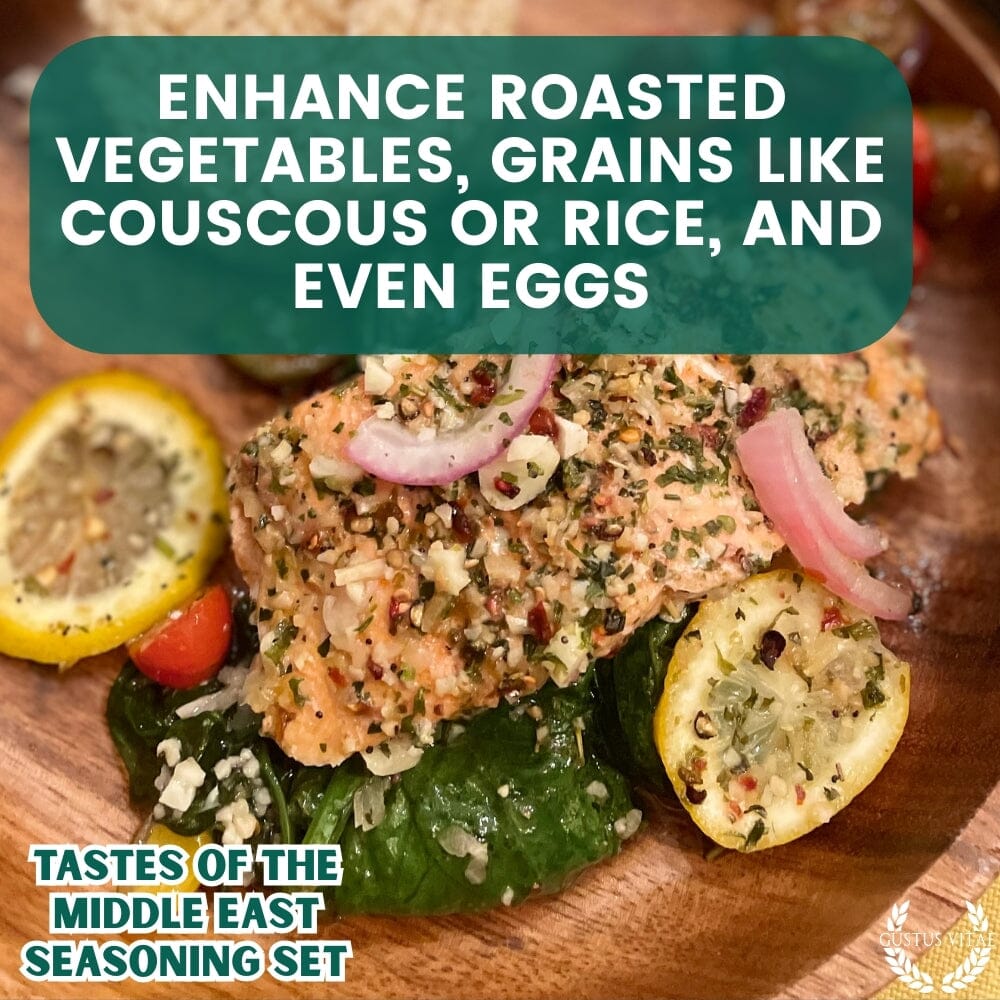 Middle Eastern Seasoning Gift Set - Tastes of The Middle East - Artisanal Spice Blends Six Pack - Image 3