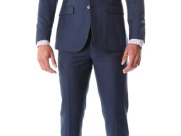 Oslo Navy Notch Lapel 2 Piece Slim Fit Suit