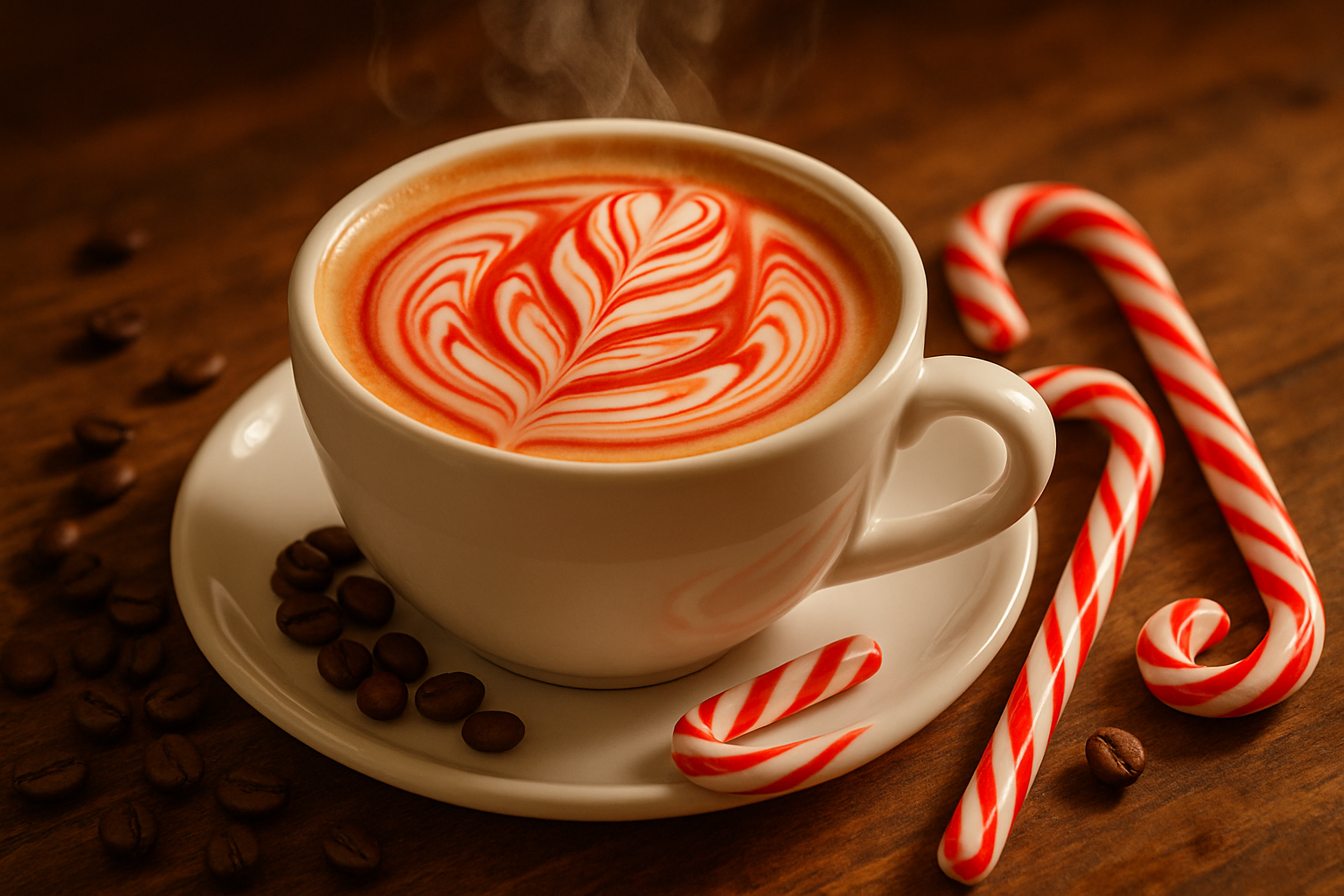 Candy Cane Flavored Coffee Blend - Image 2