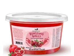 1 LB Pomegranate Flavored Popping Boba