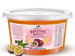 1 LB Passion Fruit Flavored Popping Boba