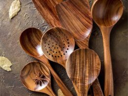 Teak Wooden Cooking Set