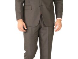 Rod Premium Taupe Wool 2pc Stain Resistant Traveler Suit - w 2 Pairs of Pants