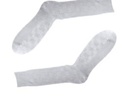 Men's Short Nylon Socks R15 - SIlver