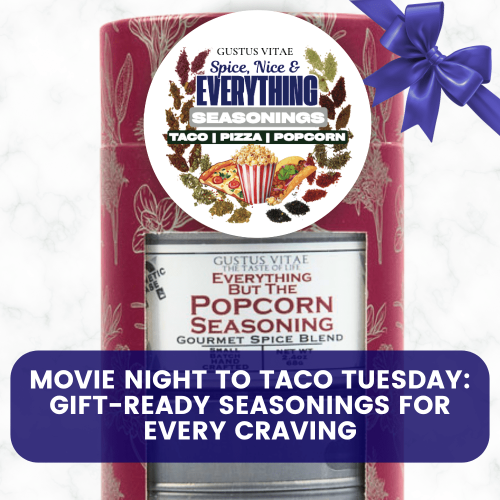Spice, Nice & Everything Seasonings: Taco, Pizza, Popcorn | Gift Pack Set of 3 - Image 2
