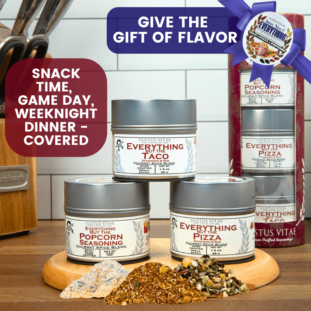 Spice, Nice & Everything Seasonings: Taco, Pizza, Popcorn | Gift Pack Set of 3 - Image 3