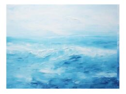 Ocean Abstract Artwork Canvas Art Print