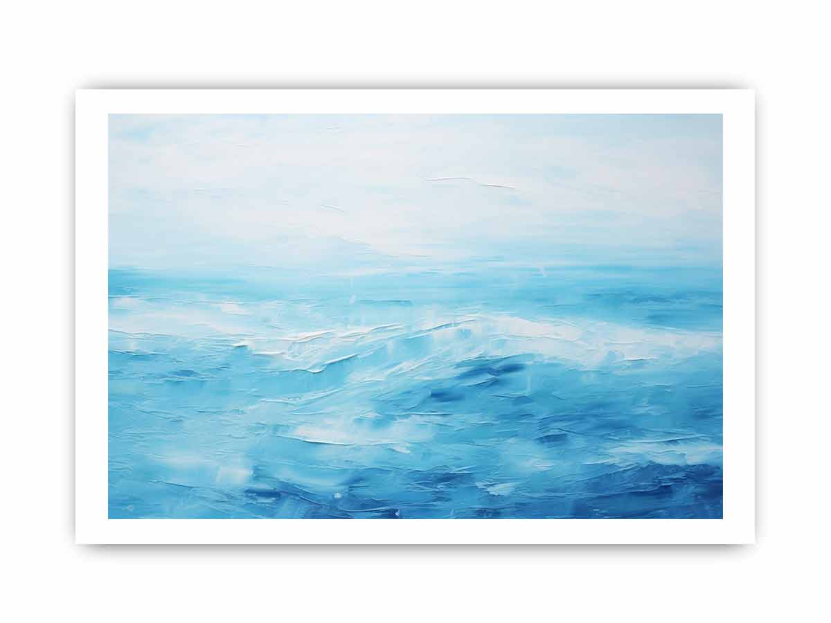 Ocean Abstract Artwork Canvas Art Print - Image 11