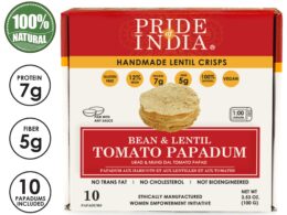 Bean & Lentil Tomato Papadum Crisp