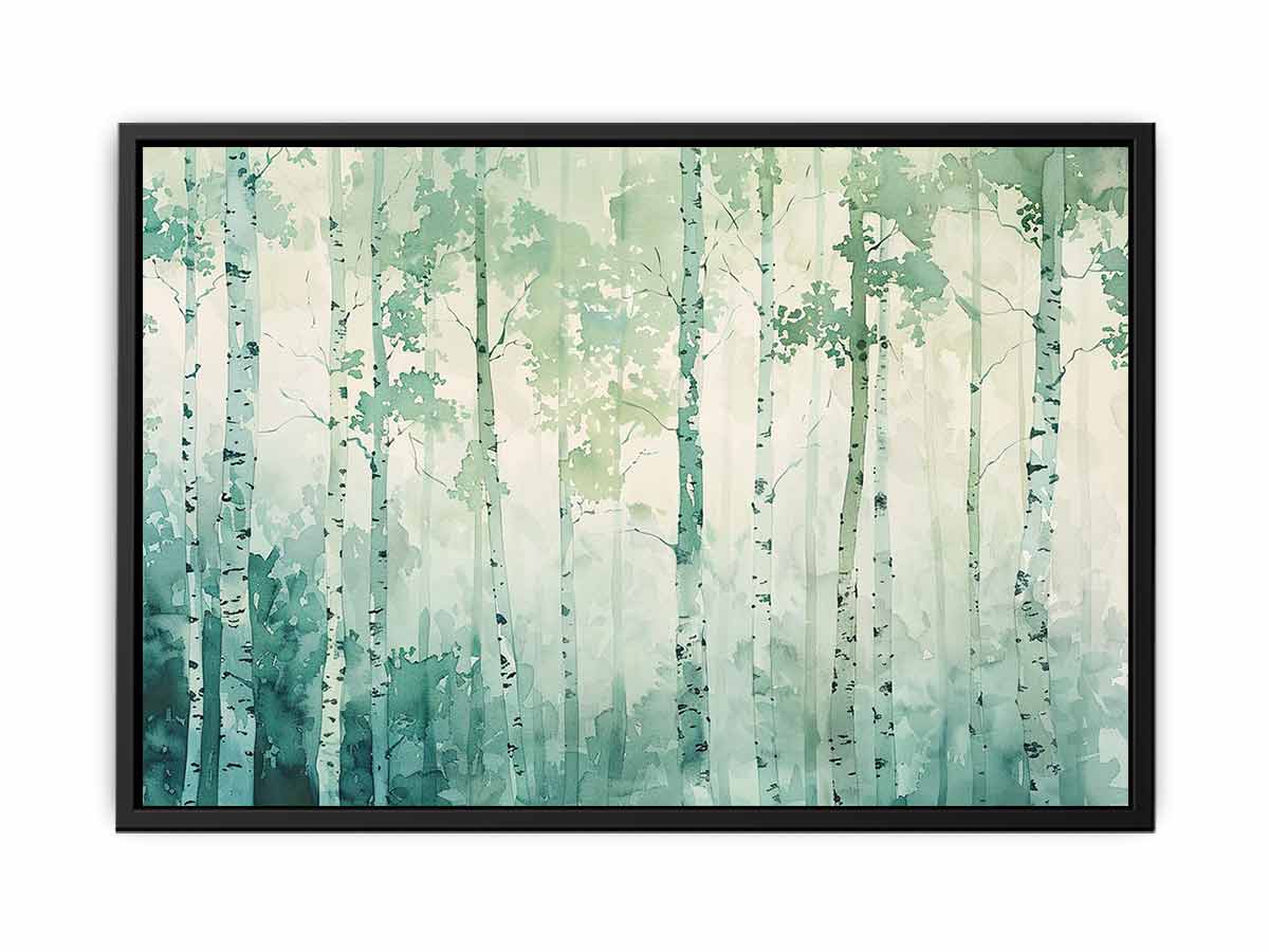 White Birch Tree Canvas painting - Image 31