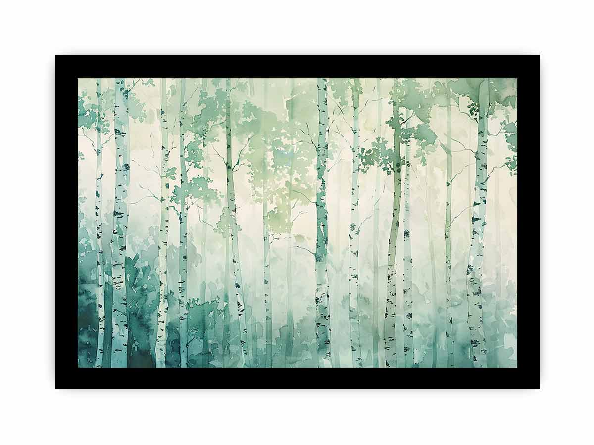 White Birch Tree Canvas painting - Image 34