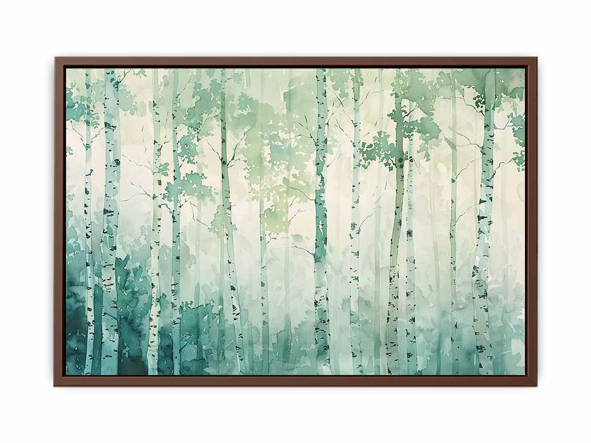 White Birch Tree Canvas painting - Image 21