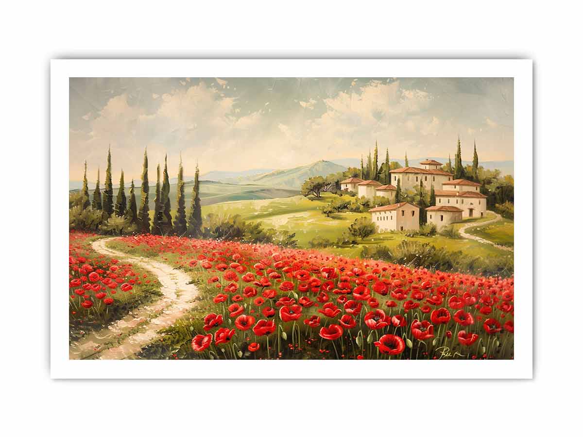 Field of Poppies Canvas Painting - Image 35