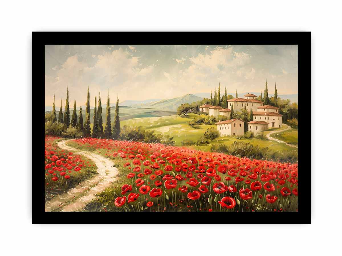 Field of Poppies Canvas Painting - Image 16