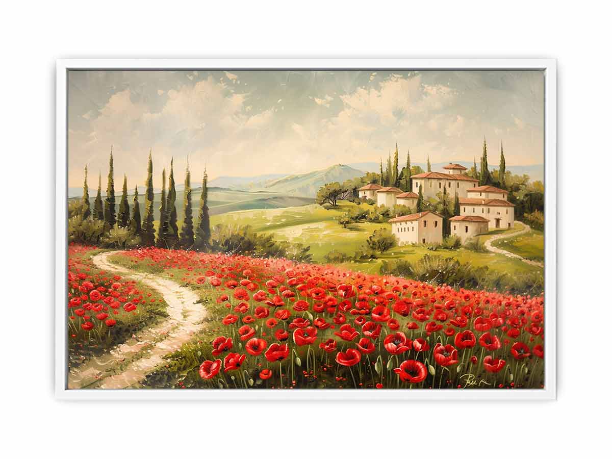Field of Poppies Canvas Painting - Image 8