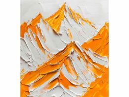 Snow Mountian Painting