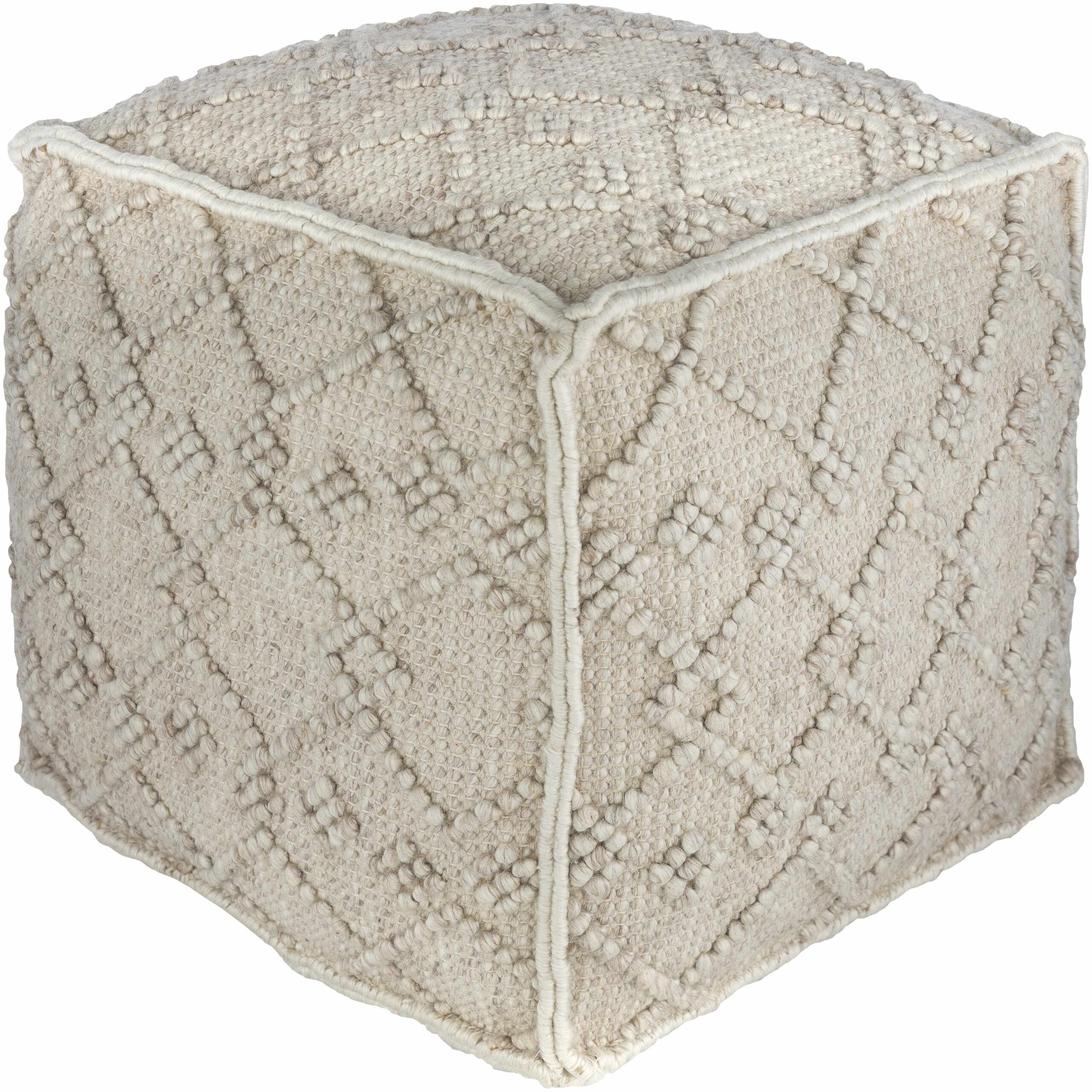 Toronto Hand Woven Wool Pouf - Image 2