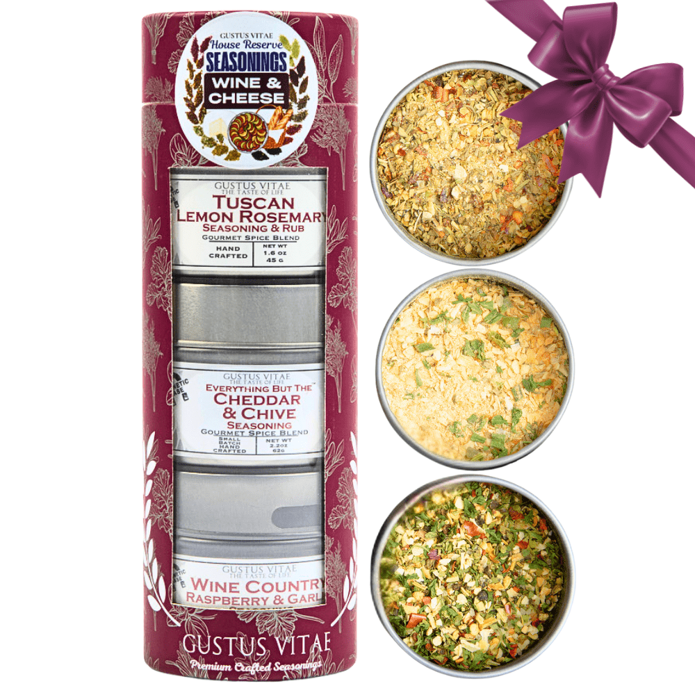 Wine & Cheese House Reserve Seasonings | Gift Pack Set of 3