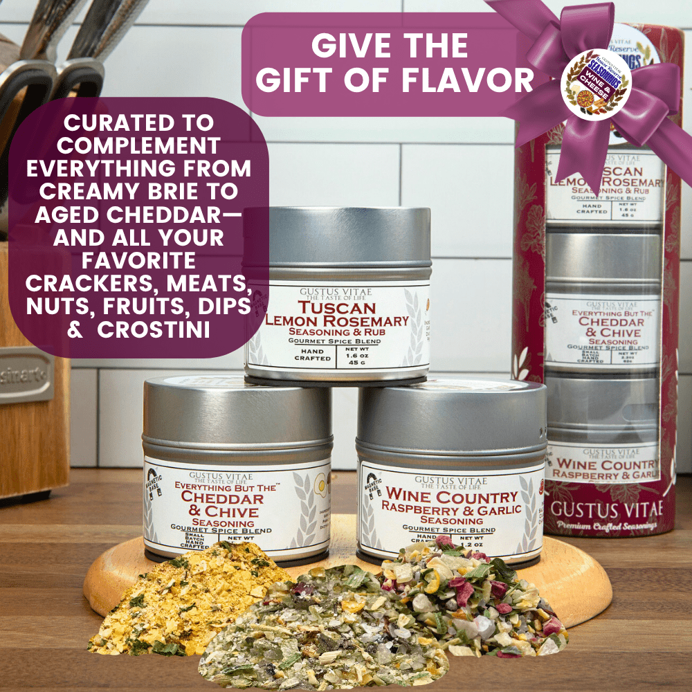 Wine & Cheese House Reserve Seasonings | Gift Pack Set of 3 - Image 3
